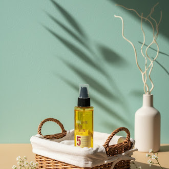 Hair serum — sage green lifestyle set